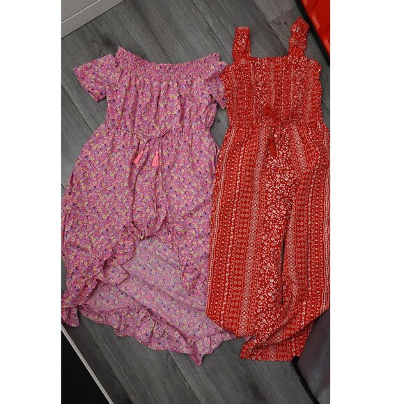 2 Japna Girls size 10 summer-weight romper/jumpsuits VGUC - Picture 1 of 3